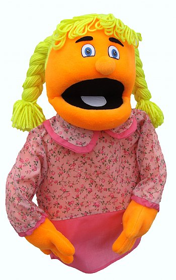 16" Half Body Stage Puppet Nancy - Blacklight